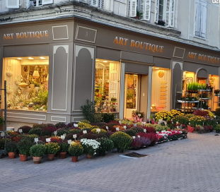 Grande boutique de fleurs