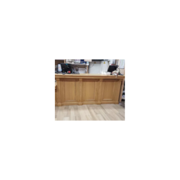 Comptoir magasin en bois